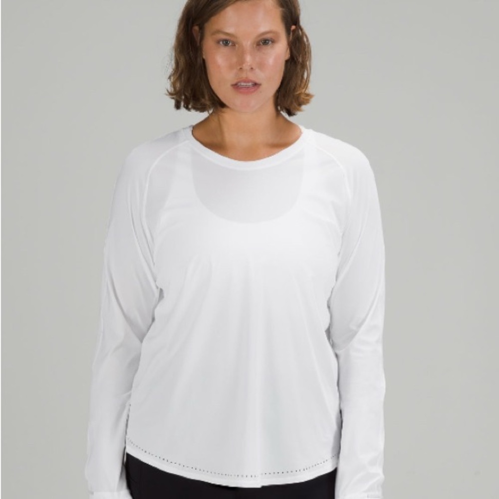 Rise and Run Long Sleeve in White
